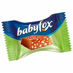 Конфеты шоколадные BABYFOX "Mini" с фундуком в молочном шоколаде, 500 г, КЕК806