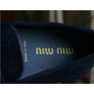 Mi*u Mi*u  👟   женские лоферы из натуральной замши и воловьей кожи, мягкие и очень удобные ✔️ отшиты из остатков оригинальных тканей✔️