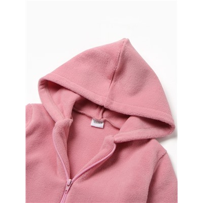 Комбинезон флисовый детский MINAKU: Fleece Soft, розовый, рост 104 см