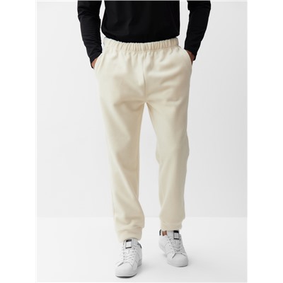 Брюки флисовые мужские спортивные MINAKU: Fleece Soft цвет бежевый, р-р 46
