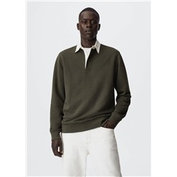 Polo algodón cuello abotonado -  Hombre | MANGO OUTLET España