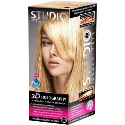 Краска для волос Studio (Студио) тон 90.102 - Платиновый блондин