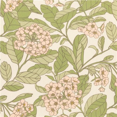 Дорожка на стол Этель Spring garden 40×149см, 100% хлопок, саржа 190 г/м², зелёная/розовая