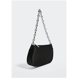 Bolso satinado cadena -  Mujer | MANGO OUTLET España