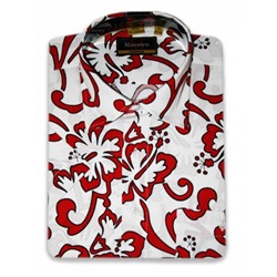 st Мужская рубашка Maestro Fashion Red-2K