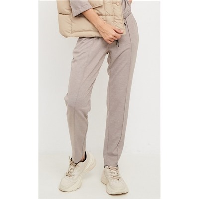 Брюки женские на резинке F212-0820 бежевые