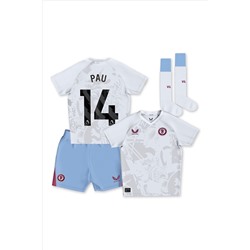 Fanatics Aston Villa Away Infant Kit 2023-24 - Pau 14 Infants