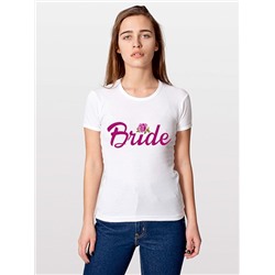 Футболка "Bride" цветочная коллекция