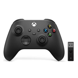 Геймпад для XBOX One Carbon Black 2.4Ghz с адаптером беспроводной (черный)