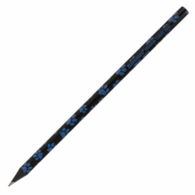 Карандаш чернографитный BRAUBERG "PREMIUM TURKEY", 1 шт., "Paws", НВ, ассорти, дисплей, 181566