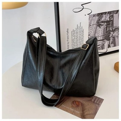 Женская кожаная сумка 37113 BLACK