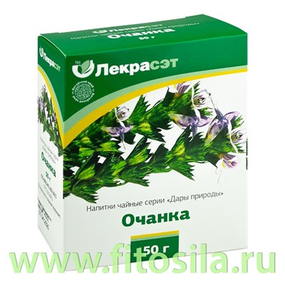 Очанка трава 50гр. Напиток чайный серии "Дары Природы" ЛЕКРА-СЭТ