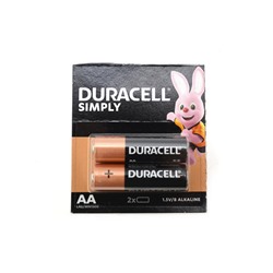 Батарейка Duracell LR6 /уп 2/20/ пальчиковая