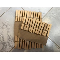 Прищепки хозяйственные деревянные 12шт