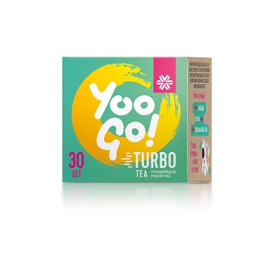 Turbo Tea (Очищающий турбочай) - Yoo Gо 30 фильтр-пакетов