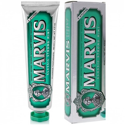 Зубная паста Marvis Classic Strong Mint Классическая мята 85 мл