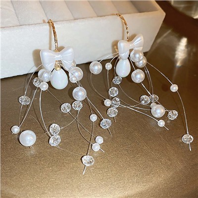 Серьги длинные на крючках арт. 13 1226 (id 266342)