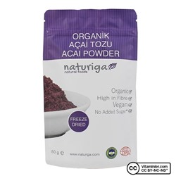 Naturiga Органический порошок асаи 50 гр