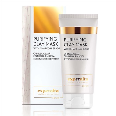 Очищающая глиняная маска с угольными гранулами - Experalta Aurum 50мл