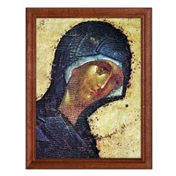 POSV-0200 Постер в рамке 17x23см Феофан Грек - Богоматерь (1405)