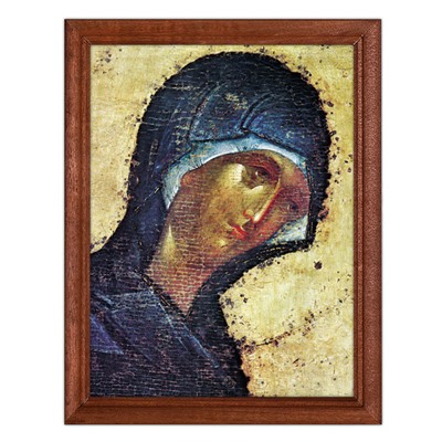 POSV-0200 Постер в рамке 17x23см Феофан Грек - Богоматерь (1405)