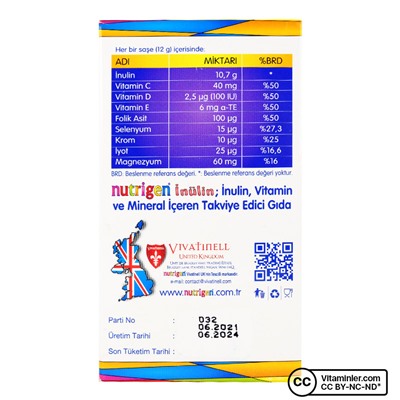 Nutrigen Инулин Пребиотик 10 пакетиков
