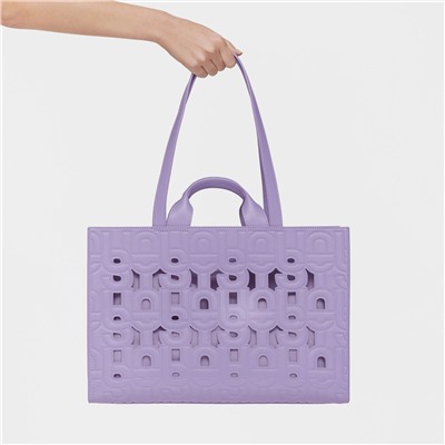 Bolso shopper Manifesto Cut - lila oscuro