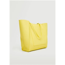 Bolso shopper bolsillo -  Mujer | MANGO OUTLET España
