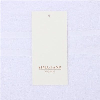 Коврик махровый SL HOME: Basic "Блан де Блан" 50х70 см, 100% хлопок, 730 г/м2