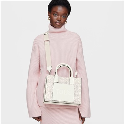 Bolso shopper Kaos Mini Evolution - gris claro