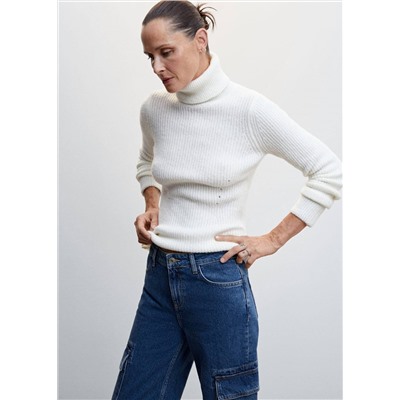 Jeans cargo bolsillos -  Mujer | MANGO OUTLET España