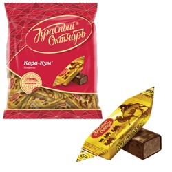 Конфеты шоколадные КРАСНЫЙ ОКТЯБРЬ "Кара-Кум", 250 г, пакет, КО04272