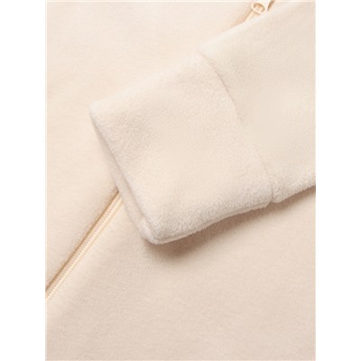 Комбинезон флисовый детский MINAKU: Fleece Soft, бежевый, рост 128 см
