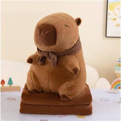 Игрушка+подушка+плед Капибара вид 2