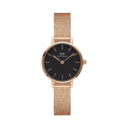 Reloj de cuarzo de acero y chapado en oro rosa Melrose