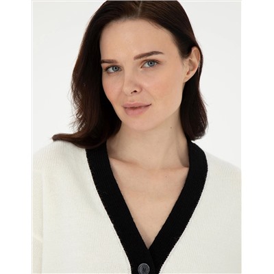 Ecru Comfort Fit Nititual Cardigan