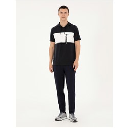 Navy Blue Slim Fit Trade Close Six