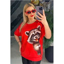 Футболка красная