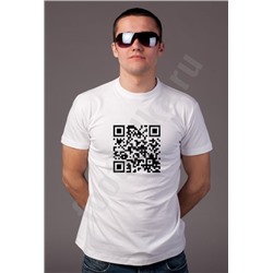 Футболка "Самый лучший в мире муж" / QR код /