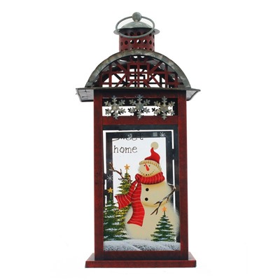 Подсвечник "Фонарик", L19 W19 H44,5 см