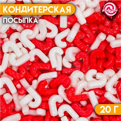 Кондитерская посыпка "Карамельная трость", 20 г
