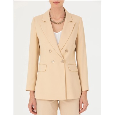 Бежевый круассант Slim Fit Jacket