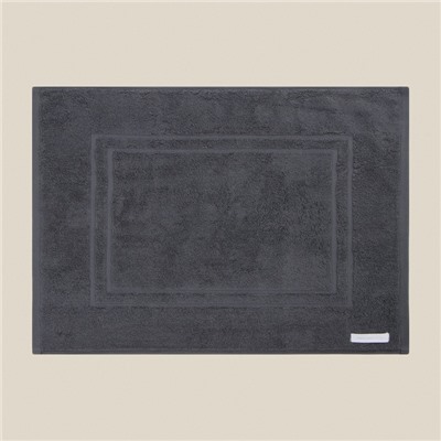 Коврик махровый SL HOME: Basic "Гри Сандре" 50х70 см, 100% хлопок, 730 г/м2
