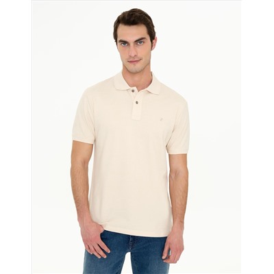 Бежевая тонкая подсадка Polo yaka basic t -красавица
