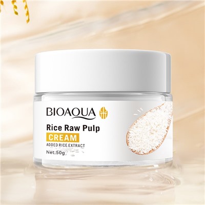 Крем для лица осветляющий с экстрактом белого риса Bioaqua, 50г