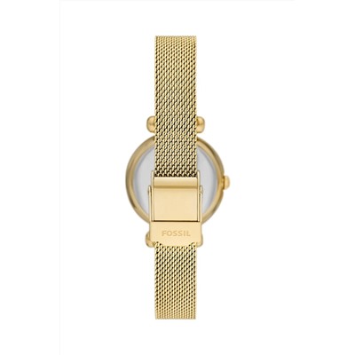 Reloj de cuarzo de acero - Dorado y blanco