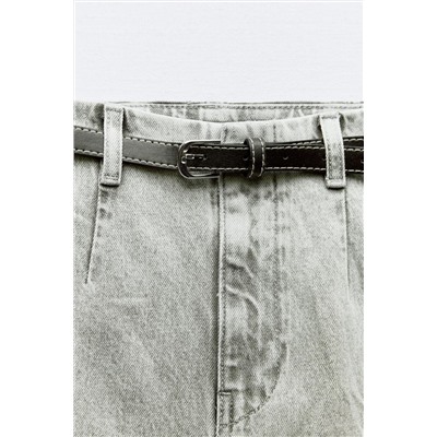 JEANS Z1975 WIDE LEG CROPPED TIRO ALTO CINTURÓN