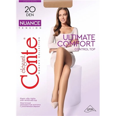 CONTE NUANCE 20 Колготки женские с шортиками