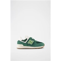 Zapatillas 574 - Verde y blanco