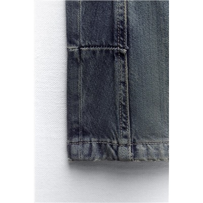 JEANS TRF CARGO TIRO MEDIO